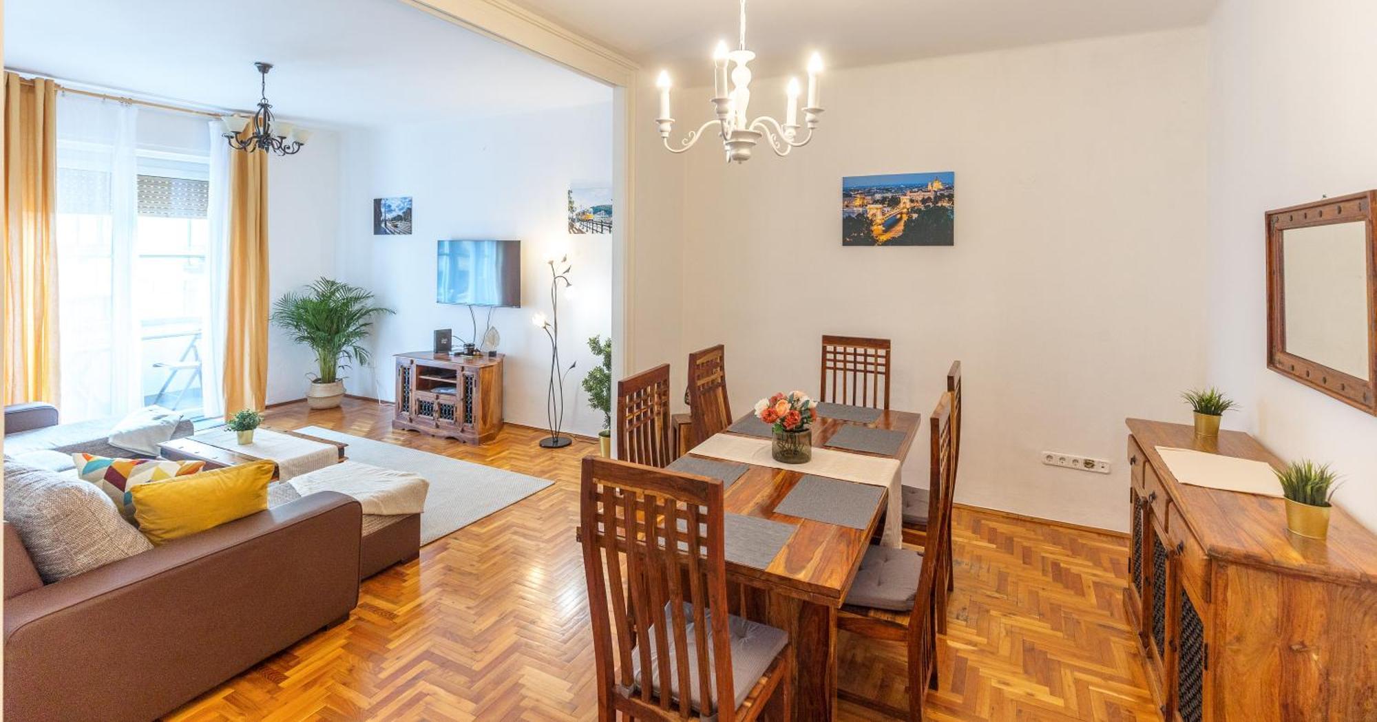 Bright & Spacious Riverside Apartment With Balcony Budapeşte Dış mekan fotoğraf