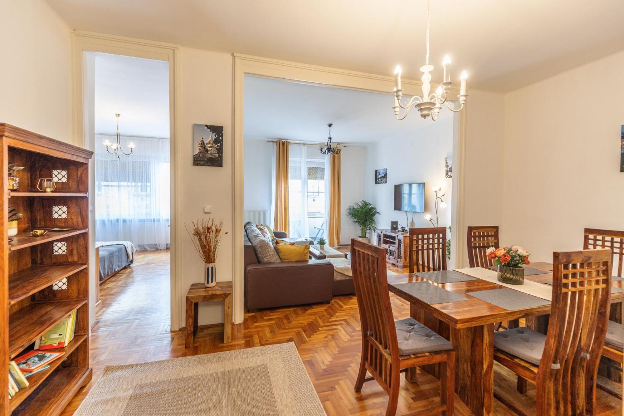 Bright & Spacious Riverside Apartment With Balcony Budapeşte Dış mekan fotoğraf