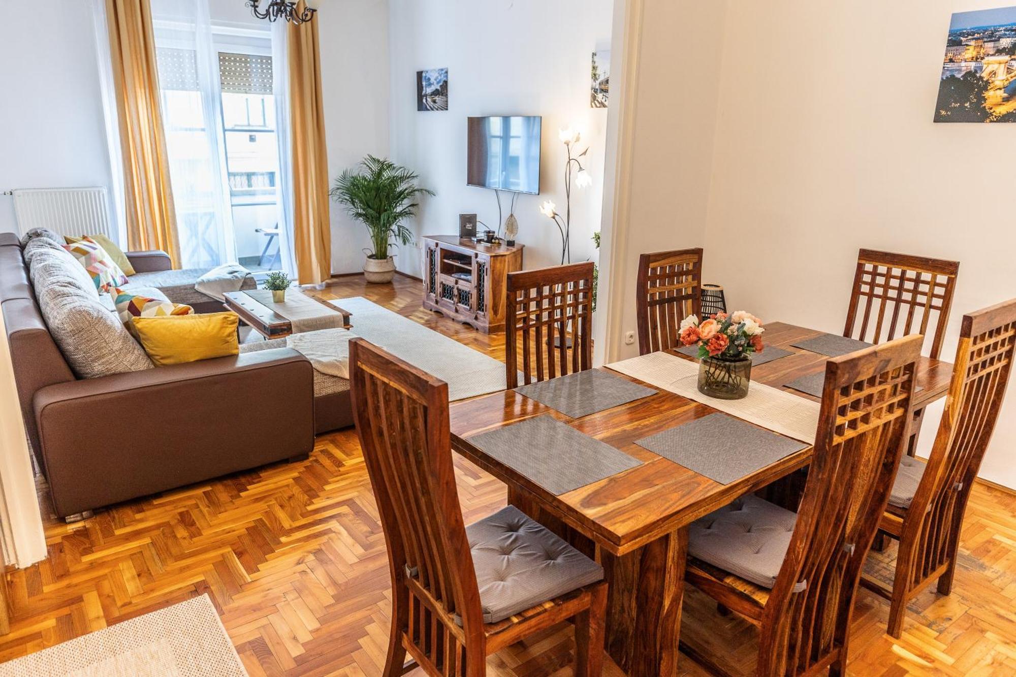 Bright & Spacious Riverside Apartment With Balcony Budapeşte Dış mekan fotoğraf